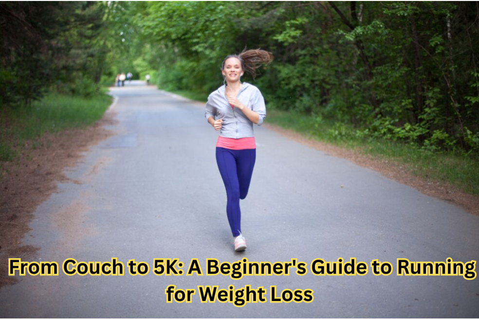 Image showing a beginner running for weight loss."