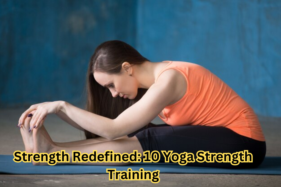 Yoga Strength Training: A woman practicing Warrior III pose - Strength Redefined"